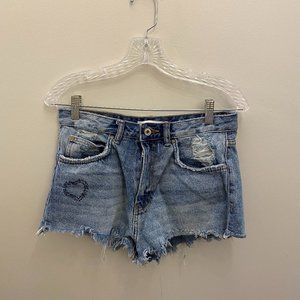 Zara denim shorts